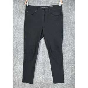 7 Diamonds Infinity Slim Fit Pants Mens Size 30x30 Black Polyester 5 Pocket